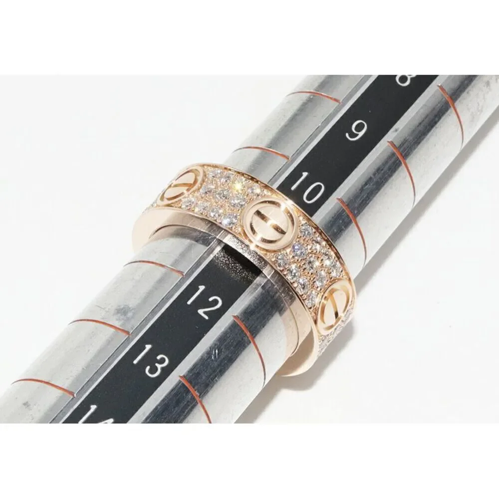 Cartier K18PG Love Ring Ring B40876 Size 11